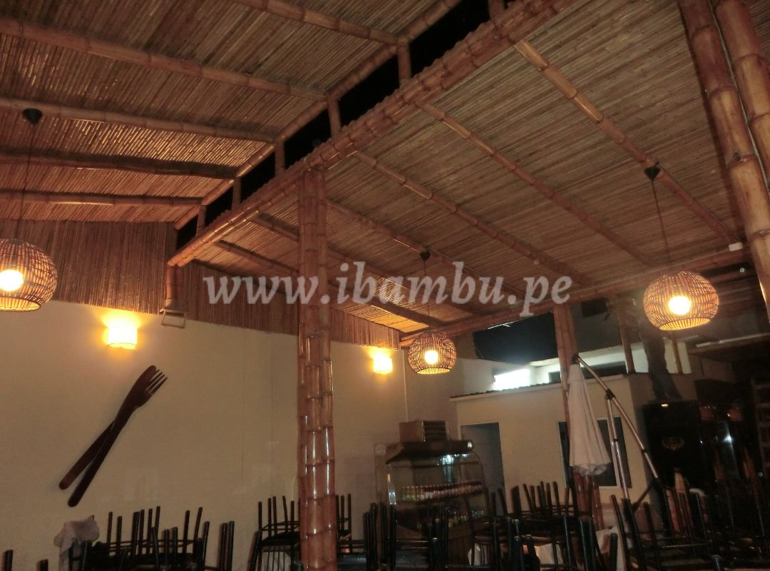 Restaurant con bambu | Ibambu